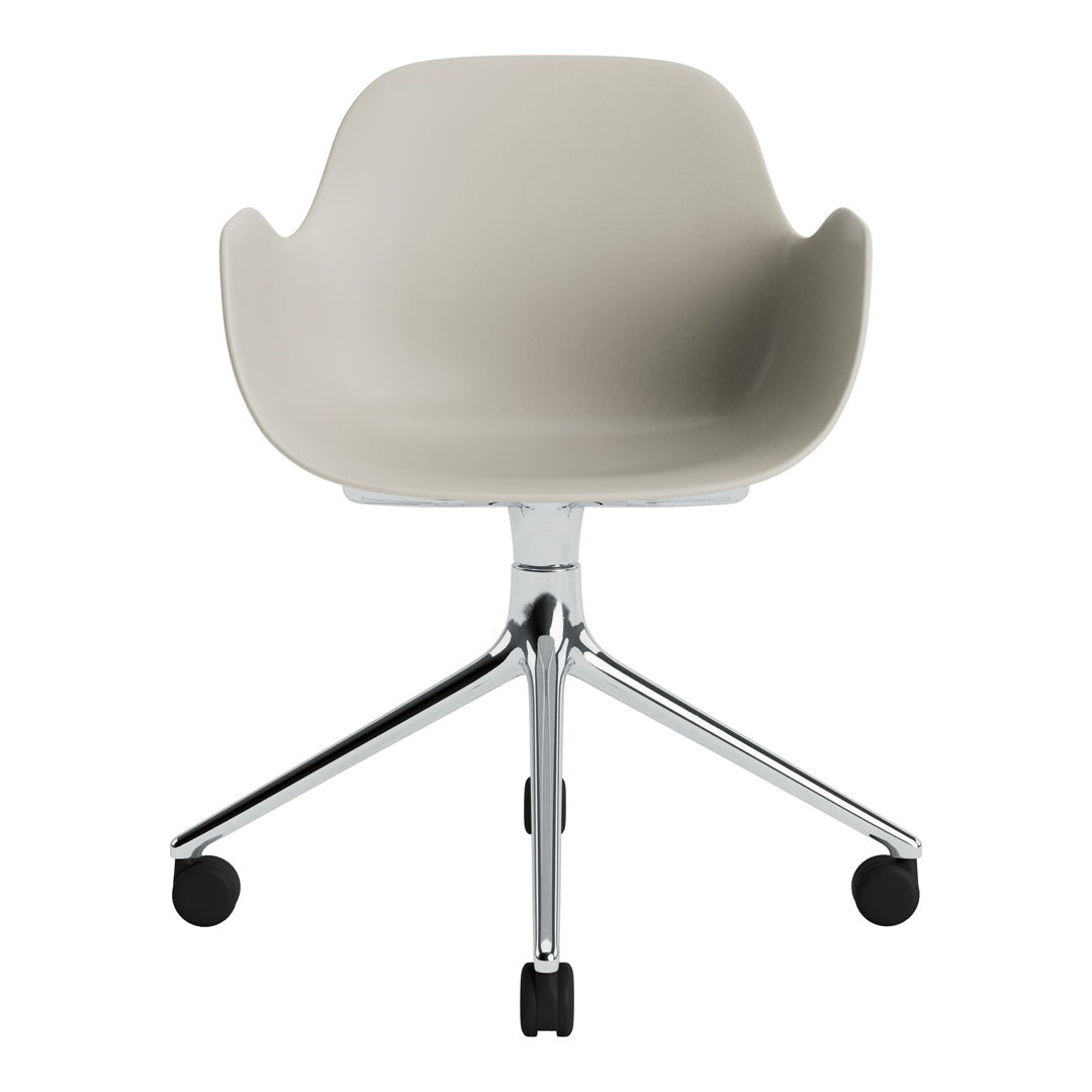 Form Armchair - 4W Swivel Base