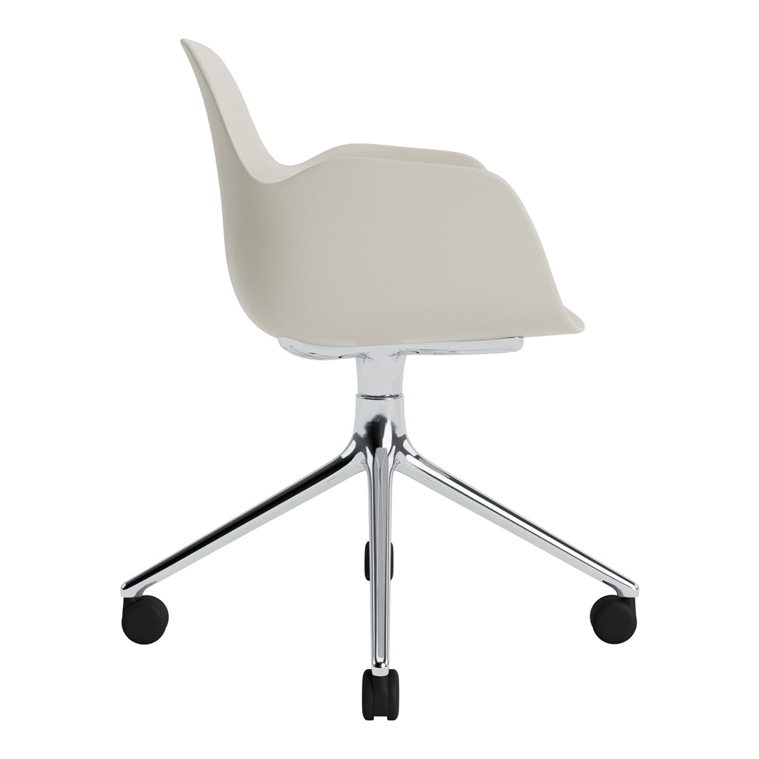 Form Armchair - 4W Swivel Base