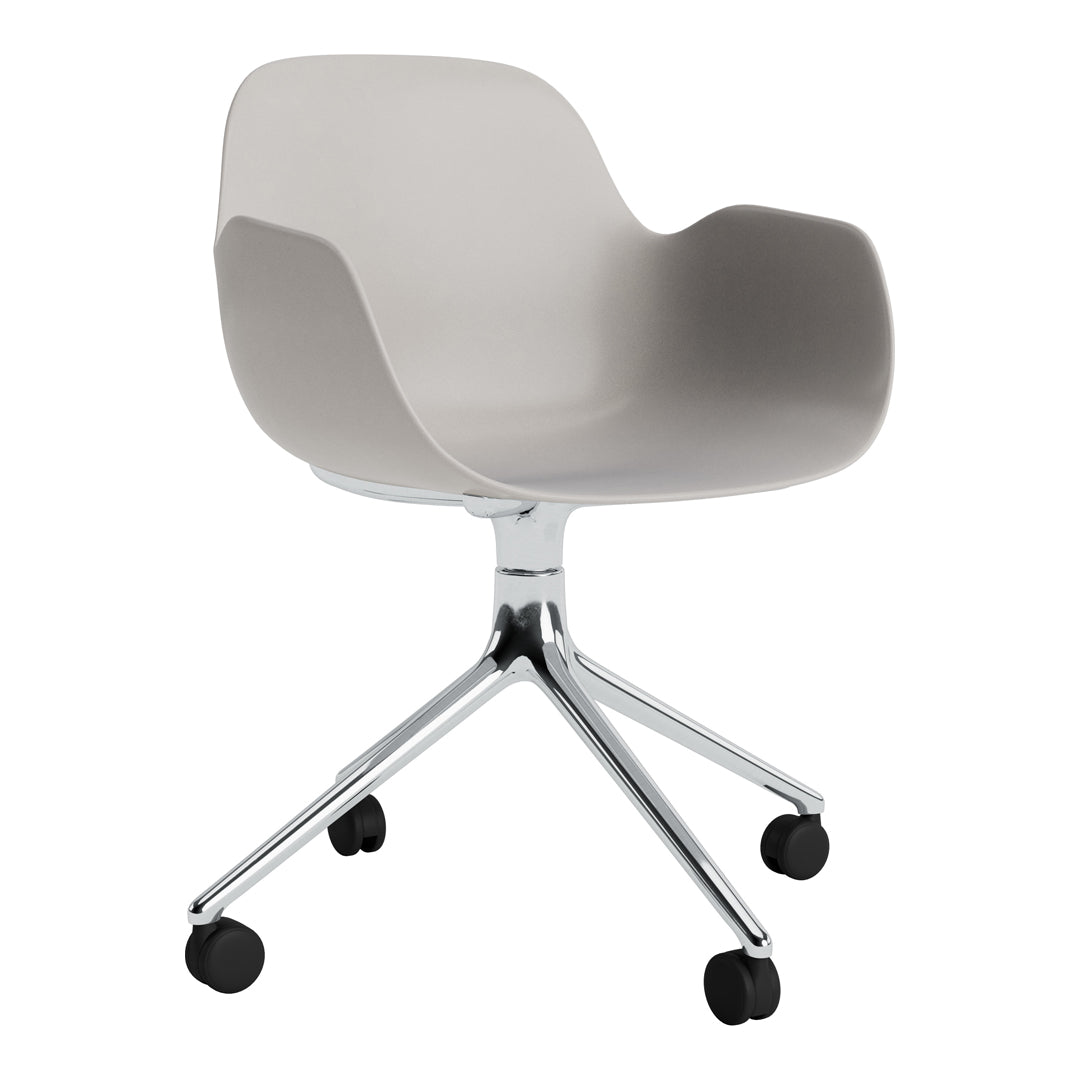 Form Armchair - 4W Swivel Base