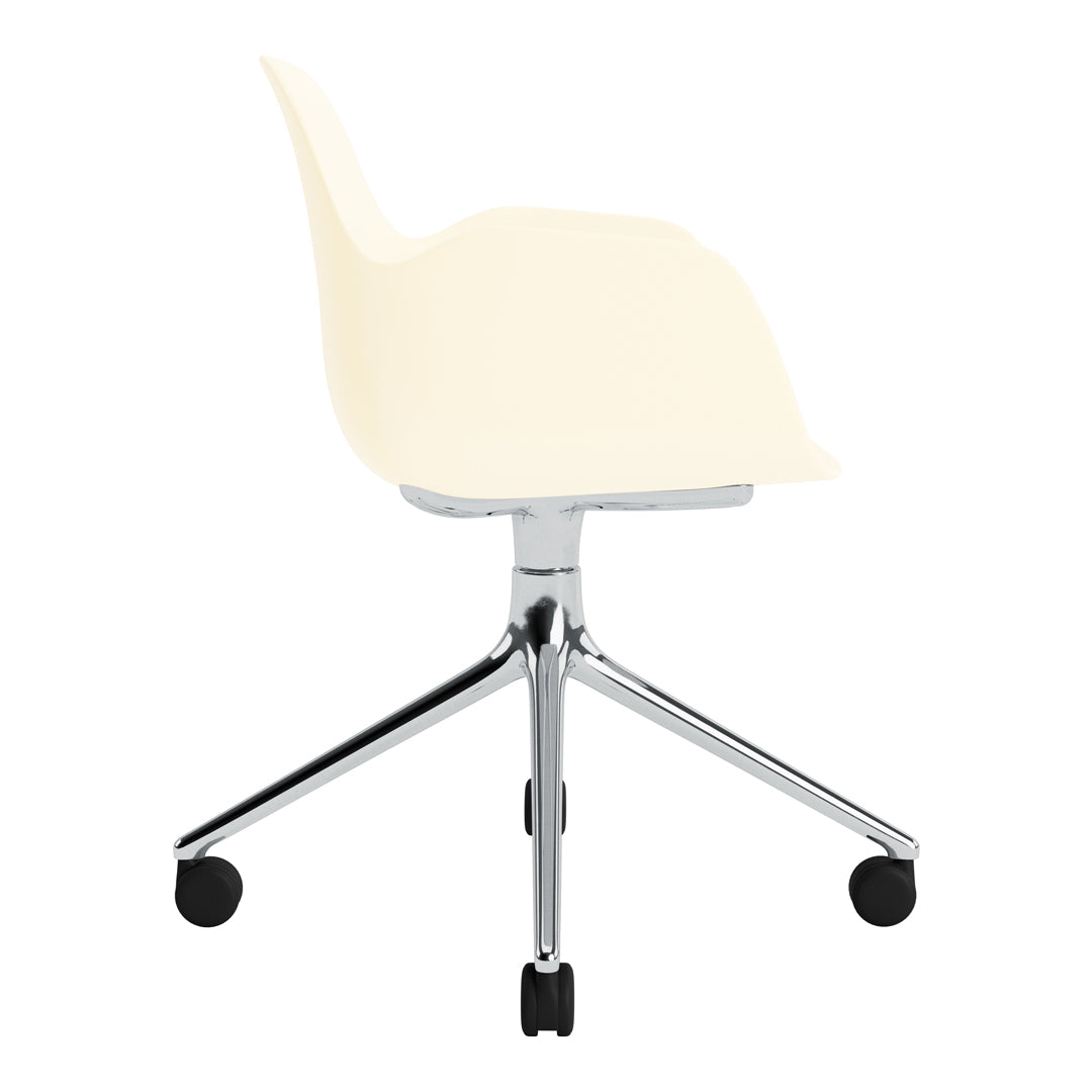 Form Armchair - 4W Swivel Base