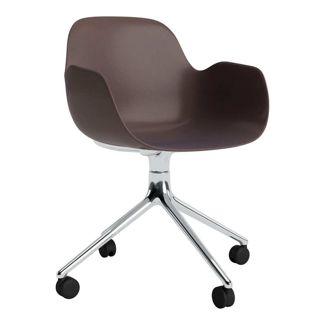 Form Armchair - 4W Swivel Base