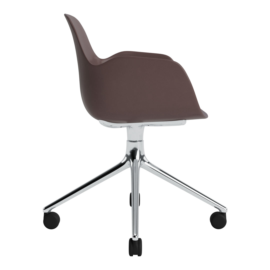 Form Armchair - 4W Swivel Base