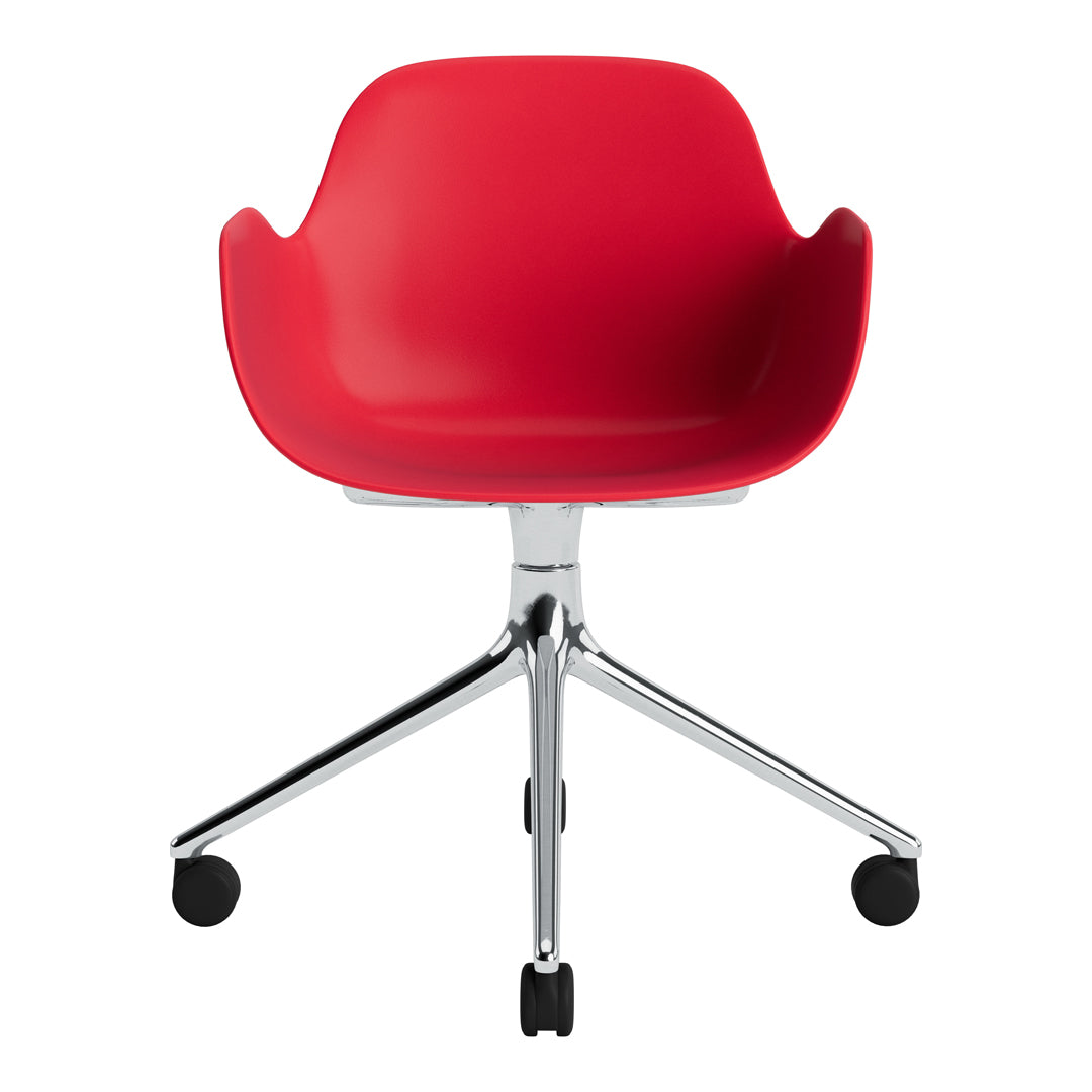 Form Armchair - 4W Swivel Base