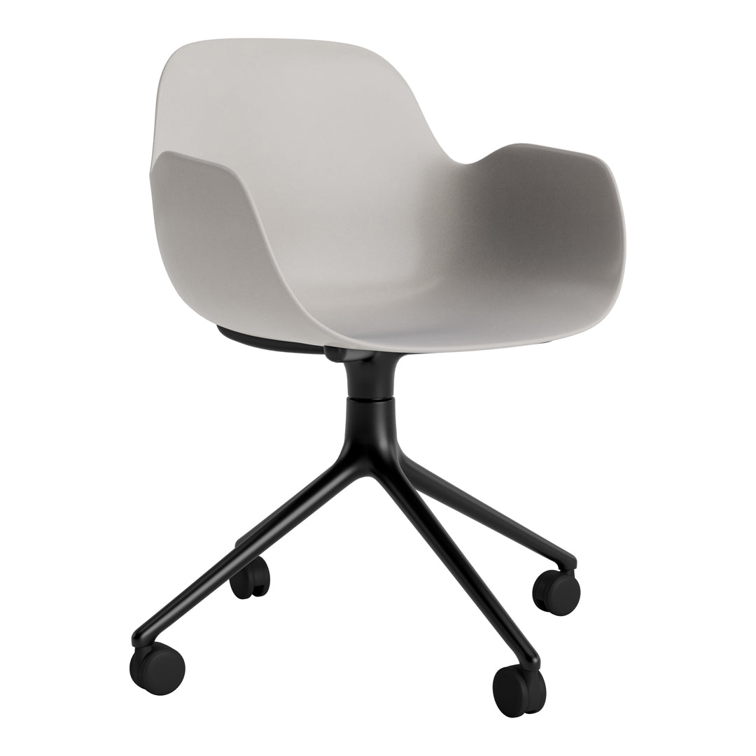Form Armchair - 4W Swivel Base