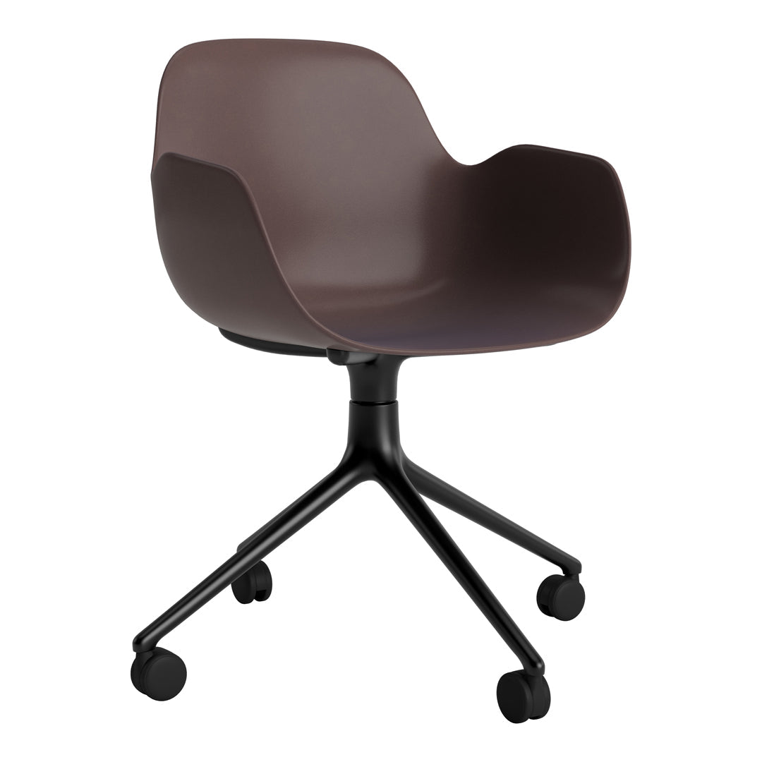 Form Armchair - 4W Swivel Base