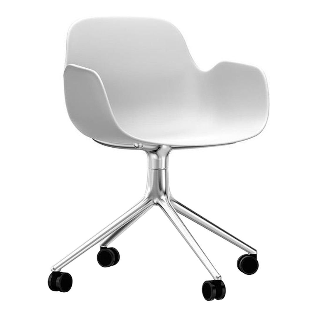 Form Armchair - 4W Swivel Base