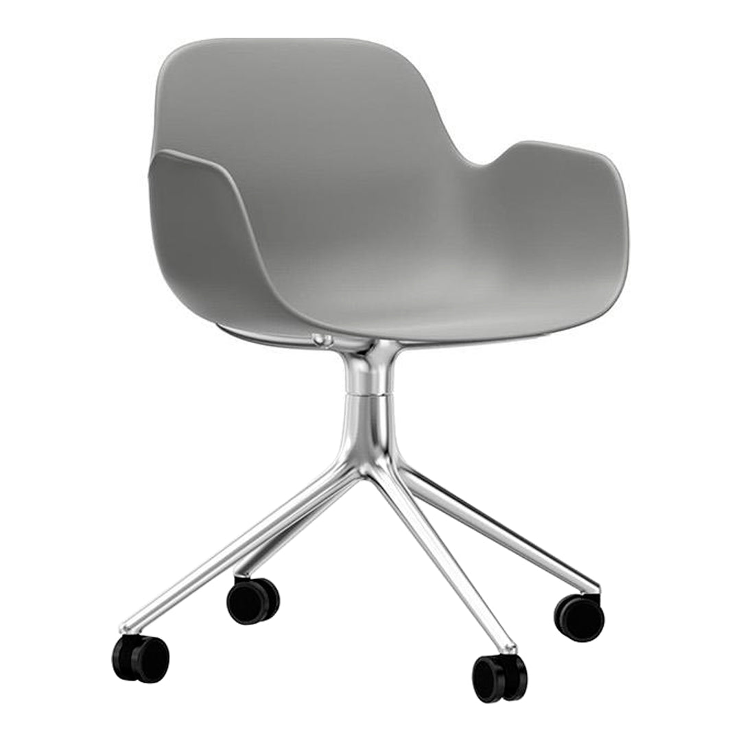 Form Armchair - 4W Swivel Base