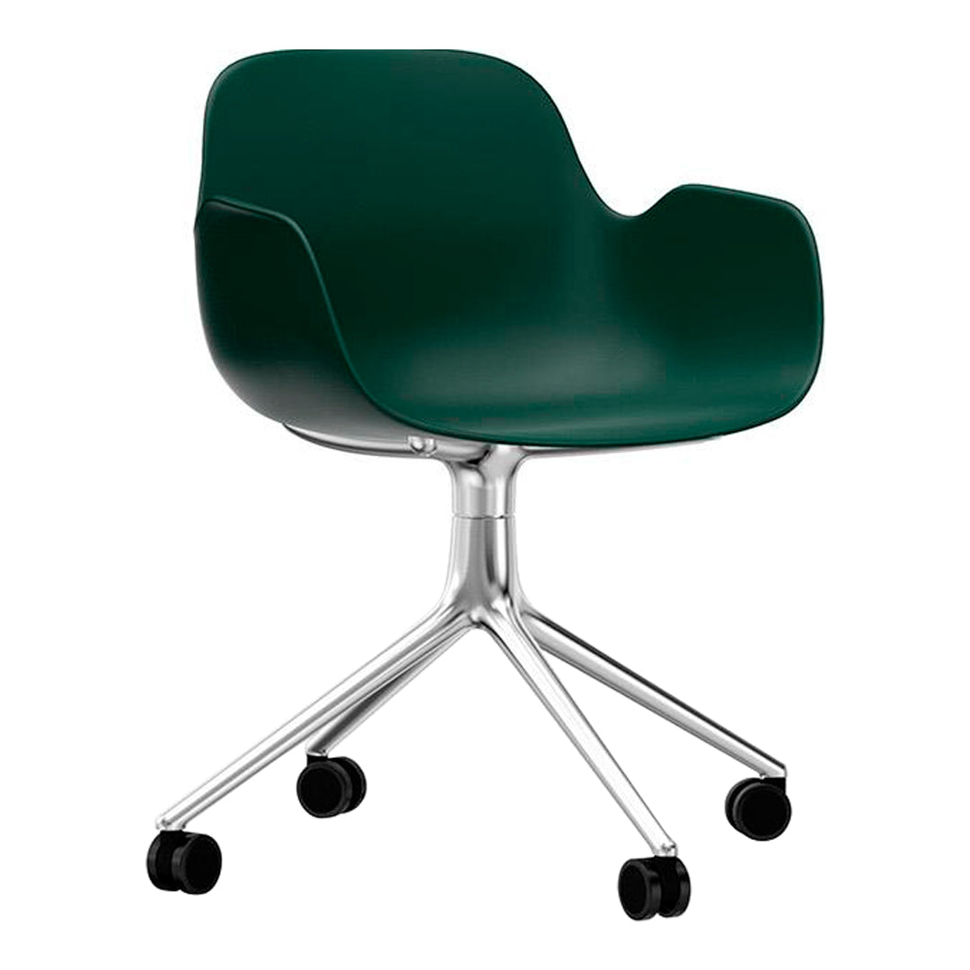 Form Armchair - 4W Swivel Base