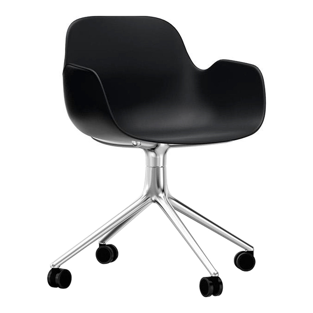 Form Armchair - 4W Swivel Base