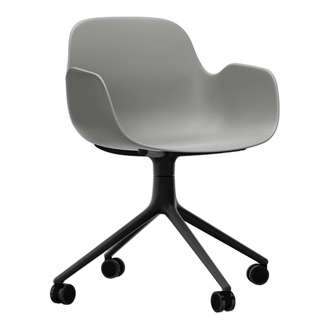 Form Armchair - 4W Swivel Base