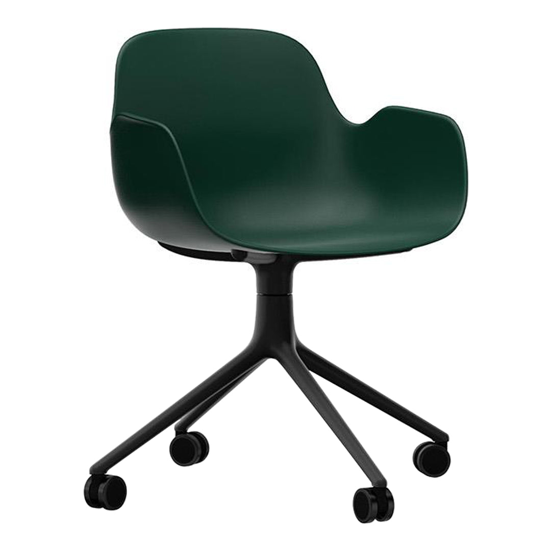 Form Armchair - 4W Swivel Base