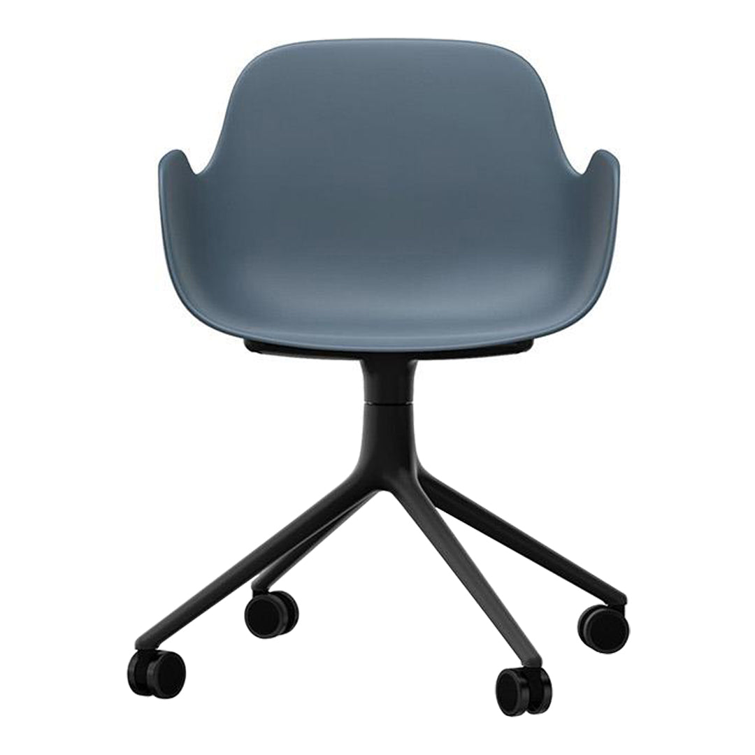 Form Armchair - 4W Swivel Base