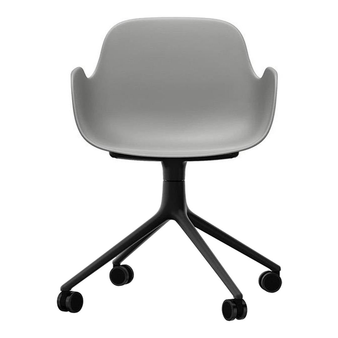 Form Armchair - 4W Swivel Base