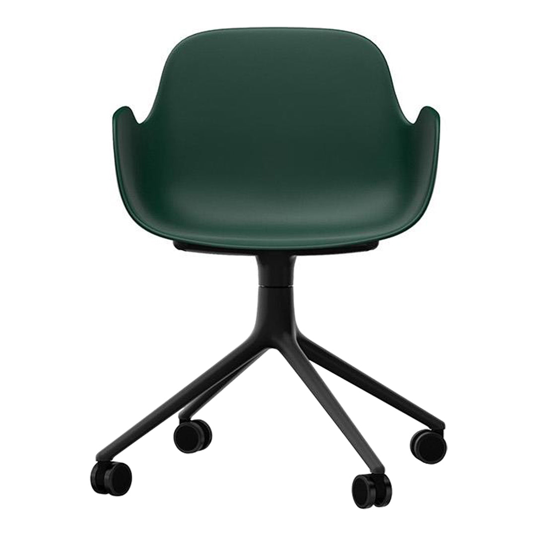 Form Armchair - 4W Swivel Base