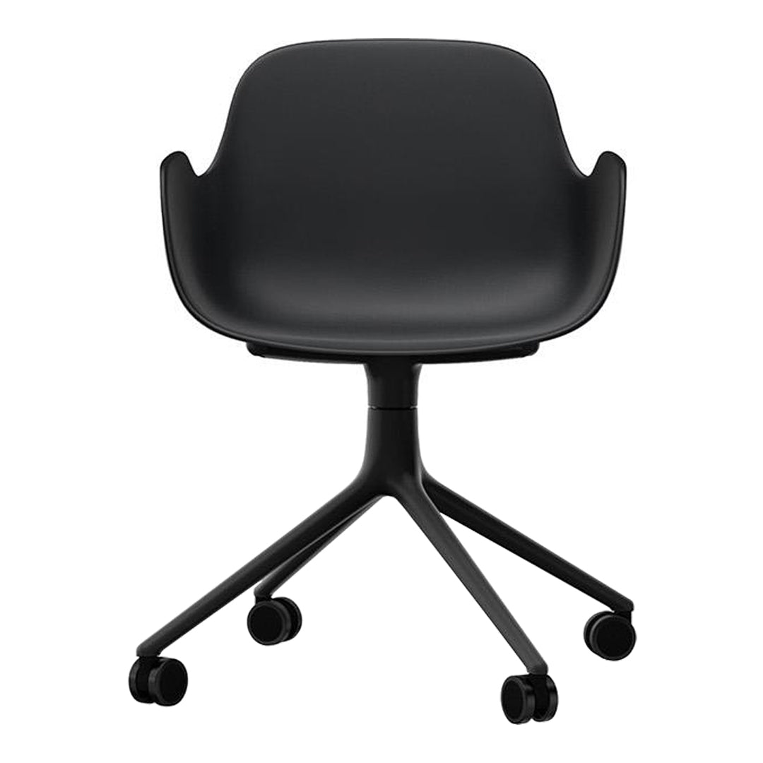Form Armchair - 4W Swivel Base