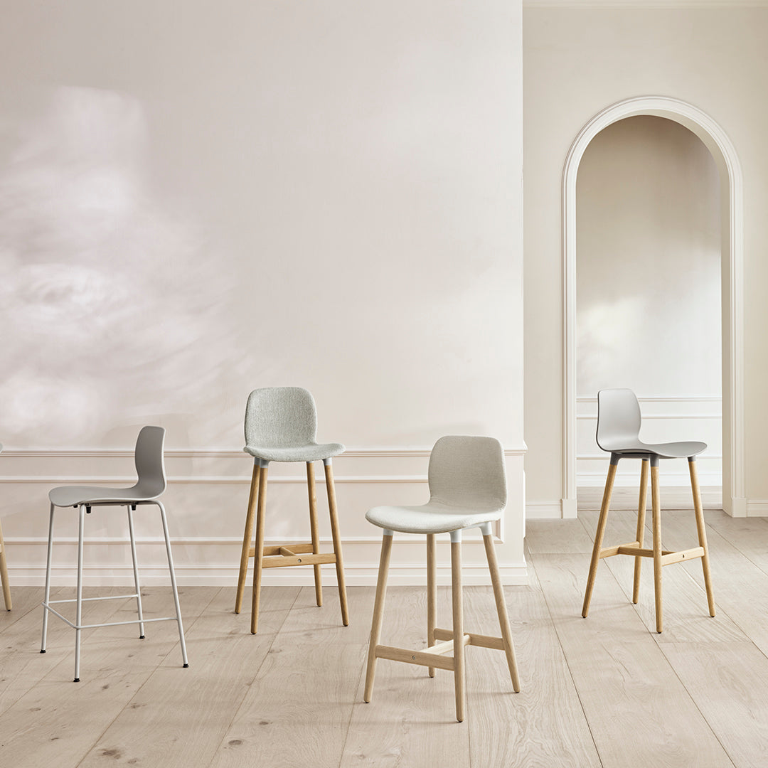 Seed Counter Chair - Upholstered - Oiled Oak Base