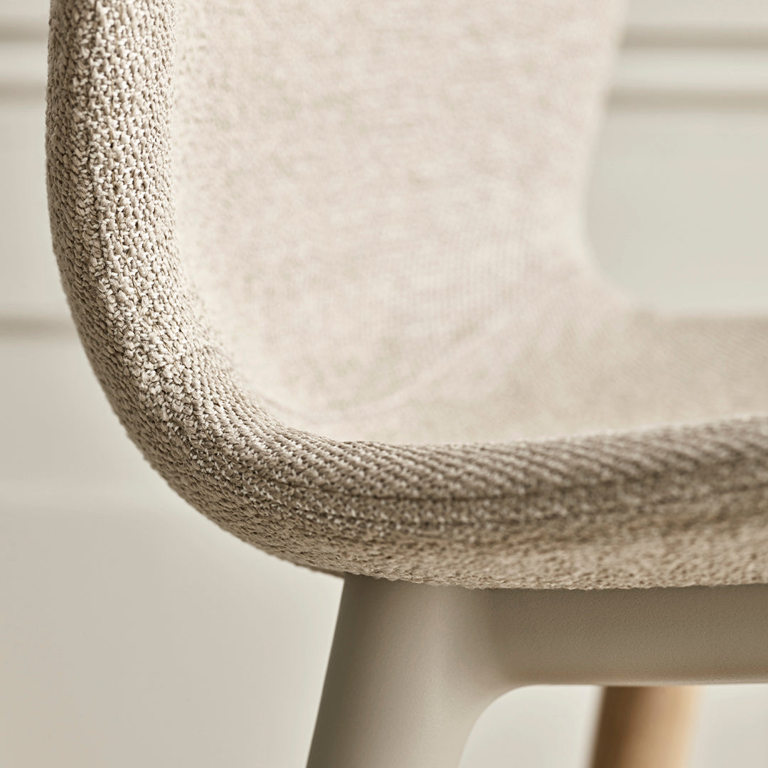 Seed Counter Chair - Upholstered - Oiled Oak Base