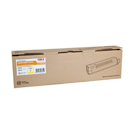 Oki C8600 HY Yellow Toner